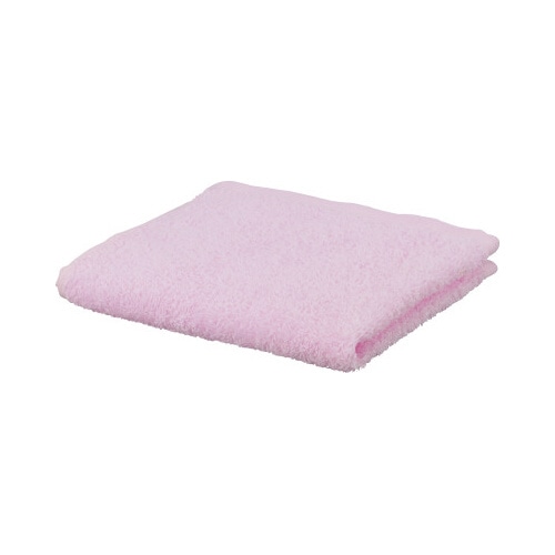 カラーおしぼりタオル　ピンク　５枚入×５