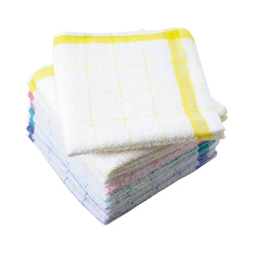 オリジナル格子柄台ふきん　１０枚入×１２