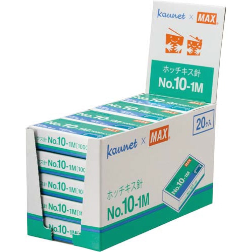 ホッチキス限定針ＮＯ．１０－１Ｍ／ＫＡＵ　２０箱