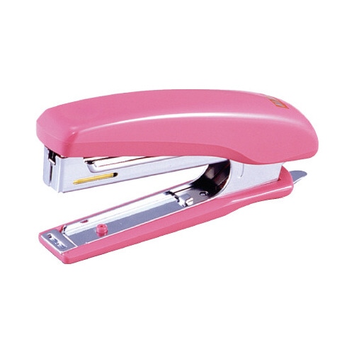 小型ホッチキス　ＨＤ－１０Ｄ　ピンク　３個