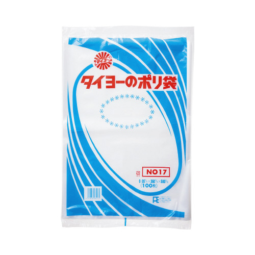 規格袋　０．０５ｍｍ厚　１７号　１００枚×５