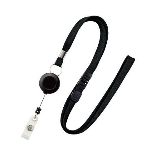 リールストラップ　黒