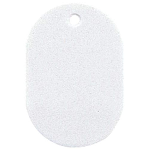 番号札　大　無地　白　６０×４０ｍｍ　１０個入