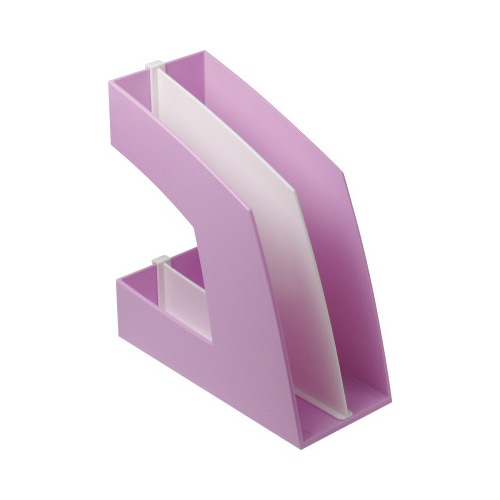 ファイルボックス（仕切板付）Ａ４縦　ピンク　１０個