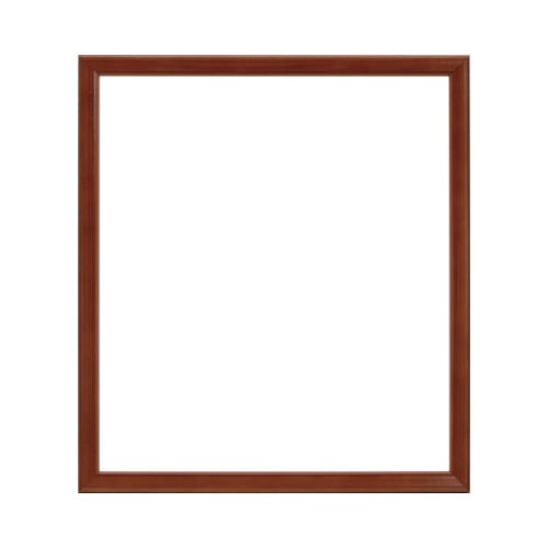 色紙額縁　２７３×２４２ｍｍ　茶