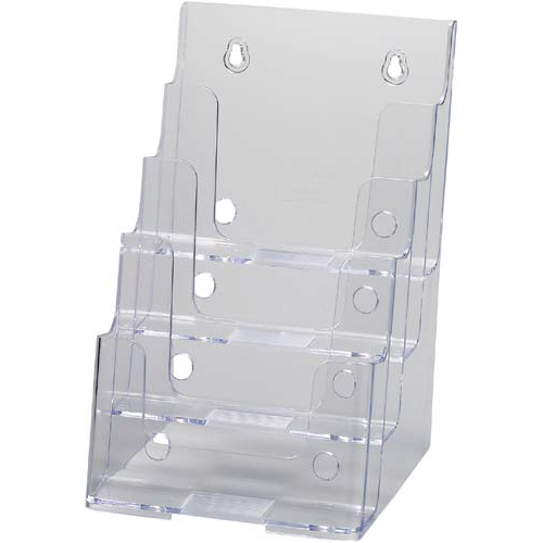 カタログスタンド　Ａ５　４段　クリア　１０個