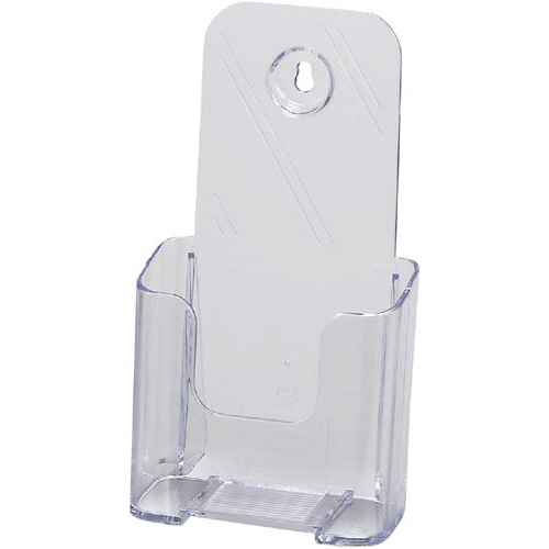 カタログスタンド　Ａ４三つ折り　１段　クリア１０個