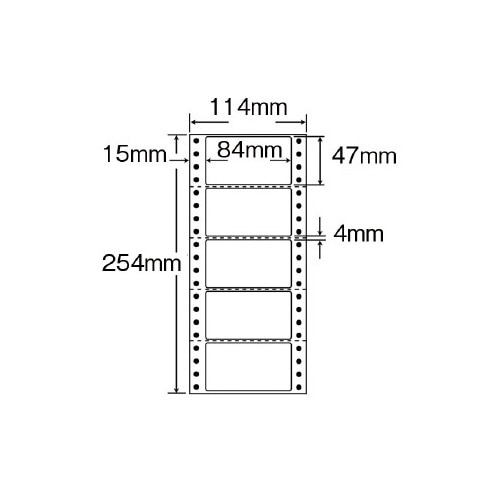 タックフォーム　４．５×１０　５片　１０００枚