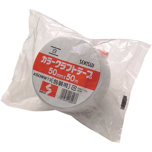 カラークラフトテープＮｏ．５００ＷＣ　白　１巻