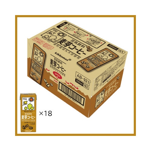 豆乳飲料　麦芽コーヒー　１８本※