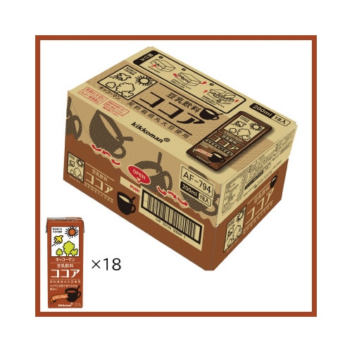 豆乳飲料ココア　１８本※