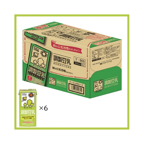 調製豆乳　６本※