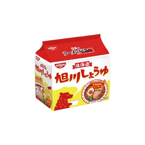 日清のラーメン屋さん　旭川しょうゆ味　５食パック※