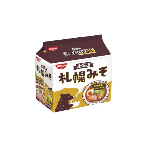 日清のラーメン屋さん　札幌みそ味　５食パック※
