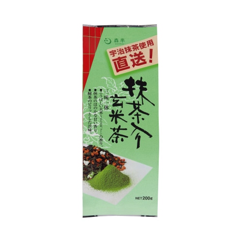 ＃森半抹茶入り玄米茶　２００ｇ※