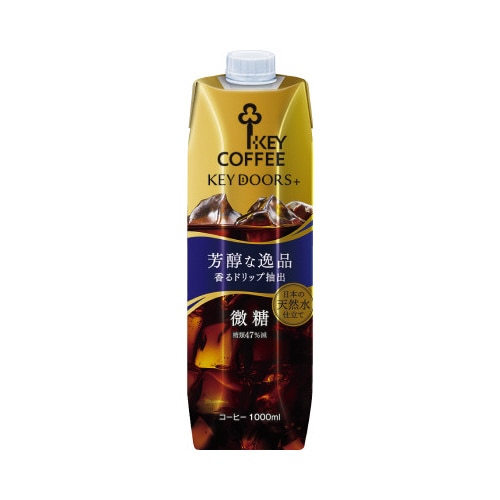 天然水アイスコーヒー　微糖　１０００ｍｌ　６本※