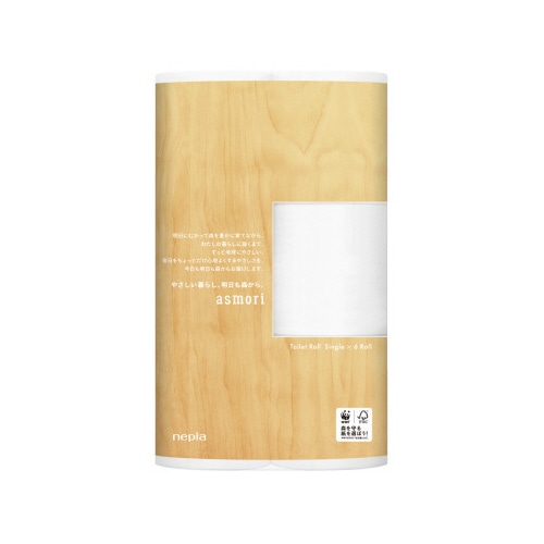 ａｓｍｏｒｉトイレットペーパーＳ１２０ｍ　６Ｒ×８