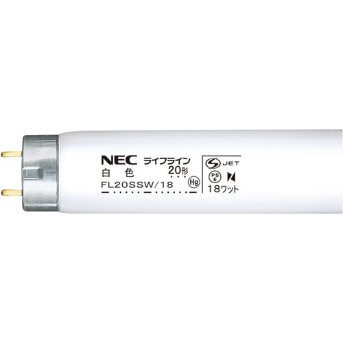 直管蛍光灯グロースタータ２０Ｗ　白色　２５本