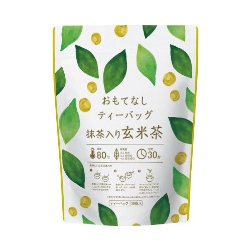 おもてなし用ティーバッグ抹茶入り玄米茶×３※