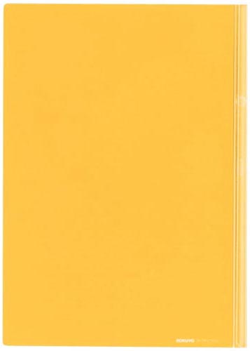レールクリヤーホルダーカラーズＰＥＴ黄Ａ４縦２０冊