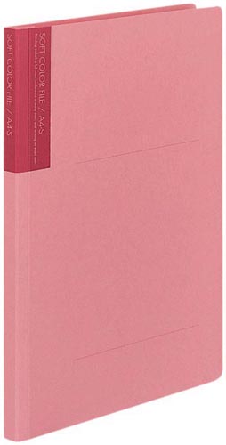 ソフトカラーファイル　Ａ４縦　ピンク　１０冊