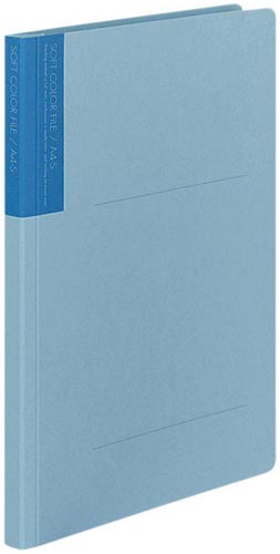 ソフトカラーファイル　Ａ４縦　青　１０冊