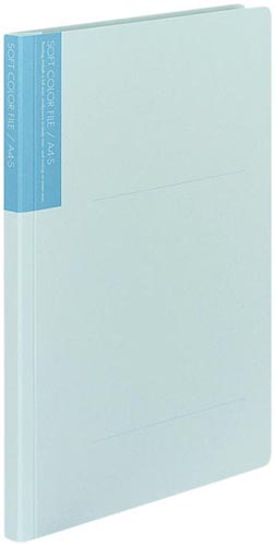 ソフトカラーファイル　Ａ４縦　うす青　１０冊