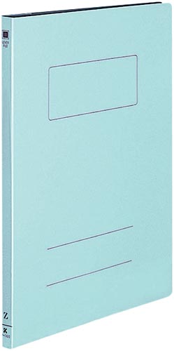 レバーファイルフラットレバーＡ４縦１２ｍｍ青１０冊