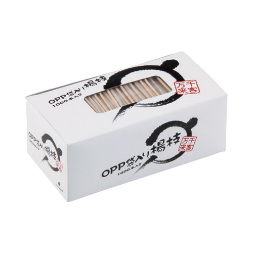 ＯＰＰ袋入楊枝　箱入り　１０００本入×１０