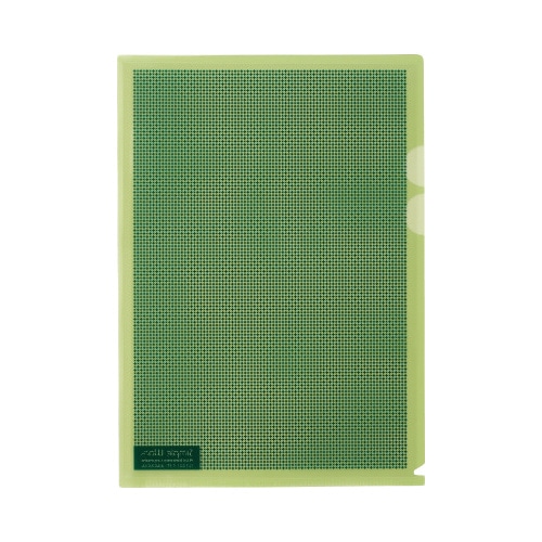 ＳＷカモフラージュホルダーＡ４ライトグリーン　５枚