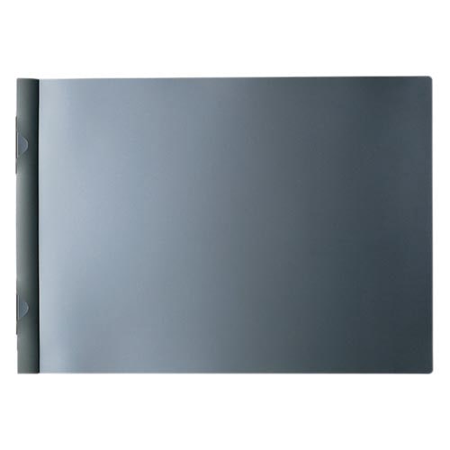 スライドクリップファイル　Ａ４縦　ダークグレー