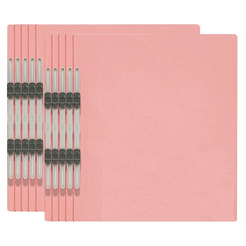 エコノミーフラットファイル　Ａ４縦　ピンク　１０冊