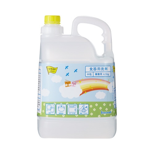 食器用洗剤　本体ボトル　４．５ｋｇ×４