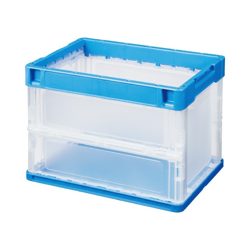 薄型軽量オリコン　２０Ｌ　フタなし　半透明　１０個