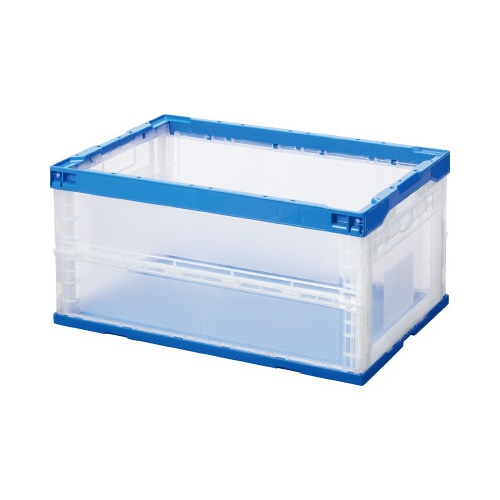 扉付きオリコン　７５Ｌ　片短辺脱着式扉タイプ　５個