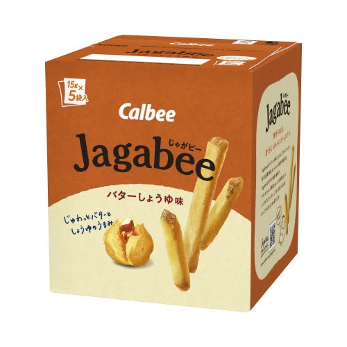 Ｊａｇａｂｅｅ　バターしょうゆ味　５袋入×４※