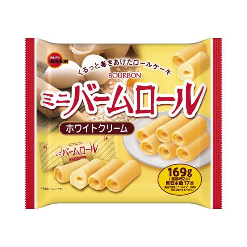 ミニバームロールホワイトクリーム　１６９ｇ×３※