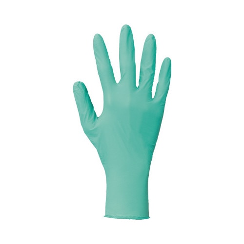 ニトリル使いきり手袋　粉無グリーンＳ２５０枚×１０