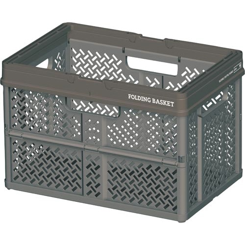 折りたたみバスケットＭ　グレー×１０