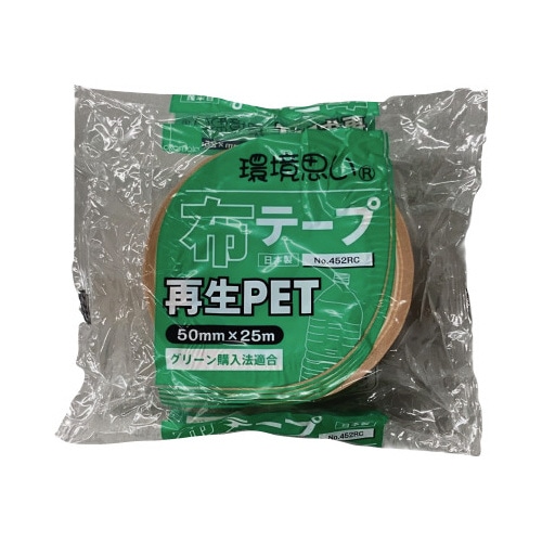 再生ＰＥＴ布テープ　クリーム