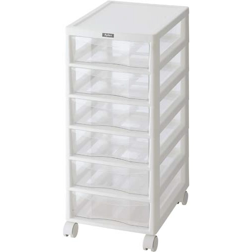 フロアケース　アプロス　Ａ４　深型６段　白