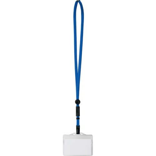 キズが付きにくい名札　名刺サイズ　青　１０個入