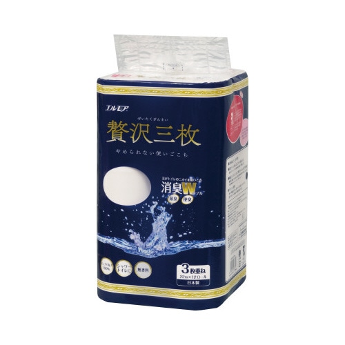 エルモア贅沢三枚　トリプル　２２ｍ　１２個入×８