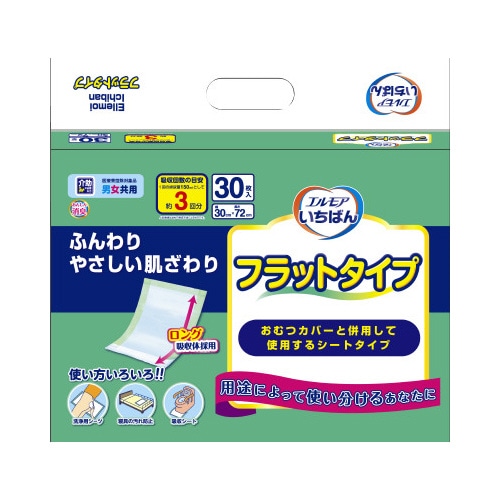 エルモアいちばん　フラットタイプ　３０枚×６
