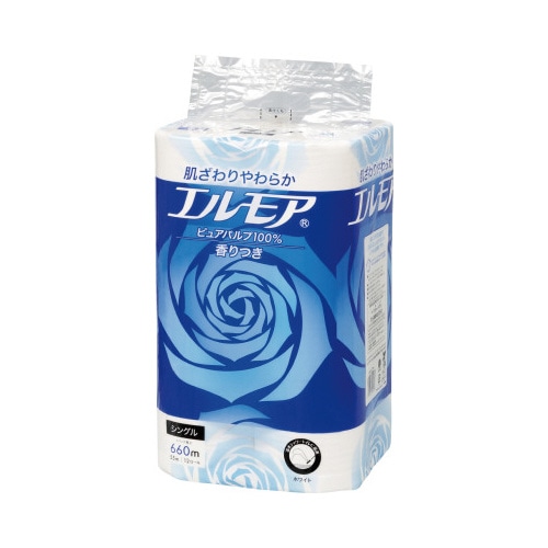 エルモア　１２ロール　シングル　花の香り×８