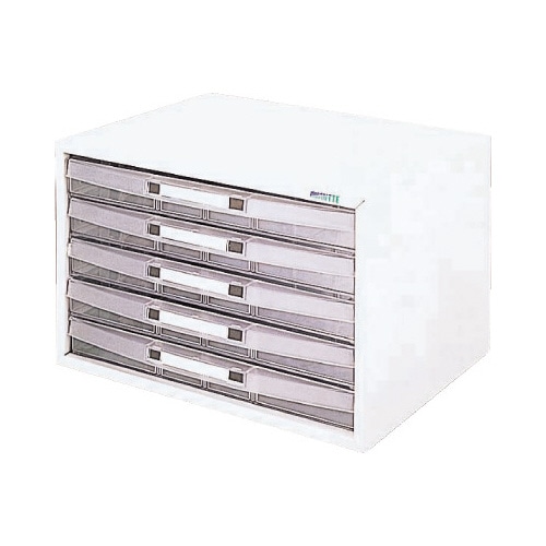 アバンテレターケース　Ａ４ヨコ型　浅型５段　白