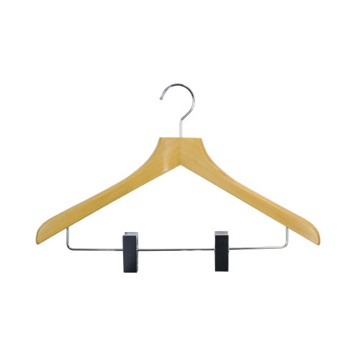 木製ハンガー　木と生活　クリップ　ナチュラル　５本