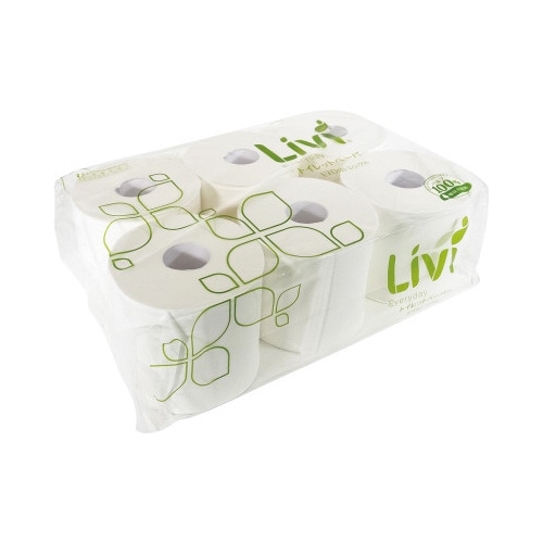 リビィトイレットペーパー１７０ｍシングル６Ｒ×８