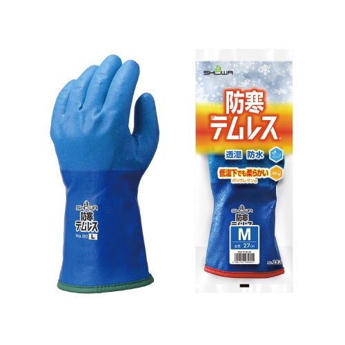 防寒テムレス　Ｍ　１双　【透湿防水・防寒手袋】