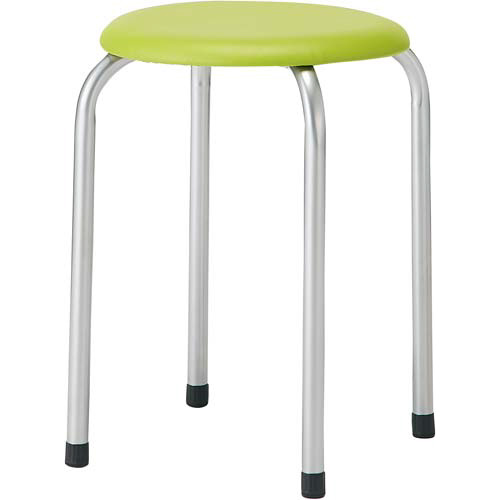 スツールＭ－２２　グリーン６脚セット